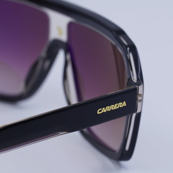 CARRERA 1053/S 00WM A8 Sunglasses Black/Beige Aviator Frame, Brown Lenses - Picture 4 of 11